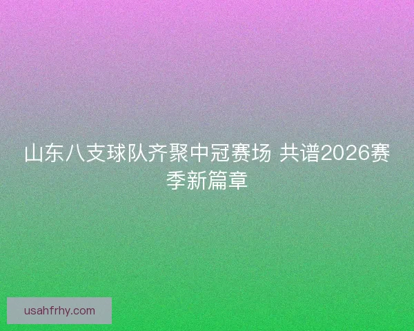 山东八支球队齐聚中冠赛场 共谱2026赛季新篇章